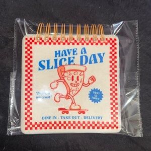 Plush Covered Pizza Box Notepad by James Burke